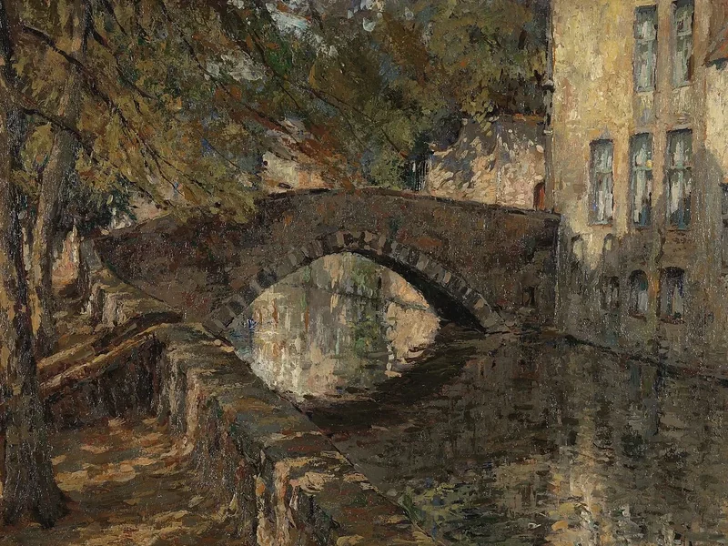 1756-Jan Karel Verbrugge - Il ponte Mee a Bruges